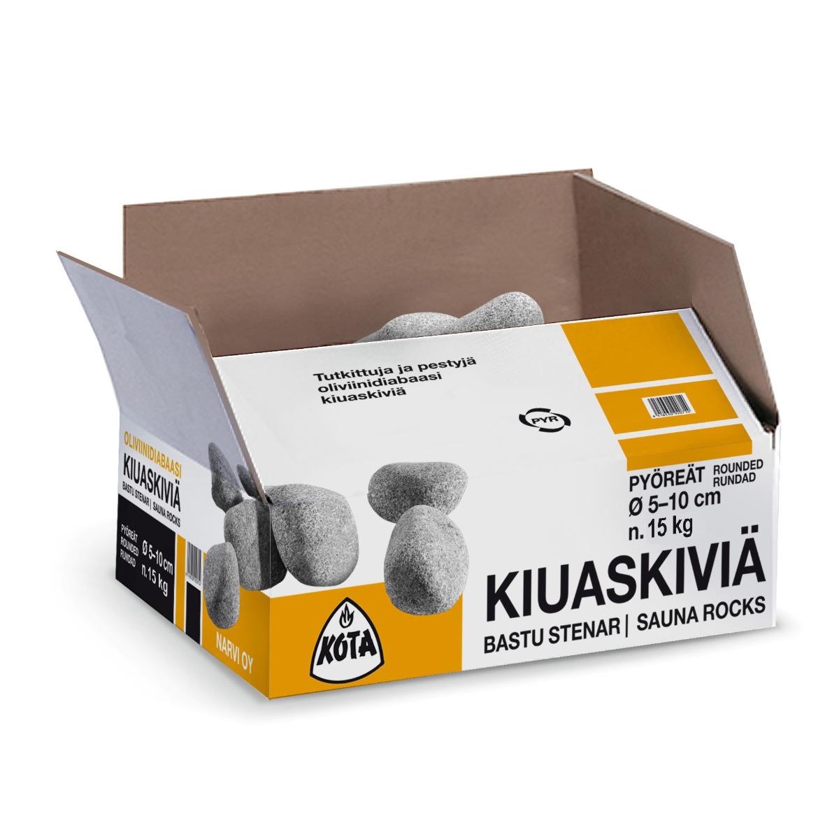 Pyöreät kiuaskivet